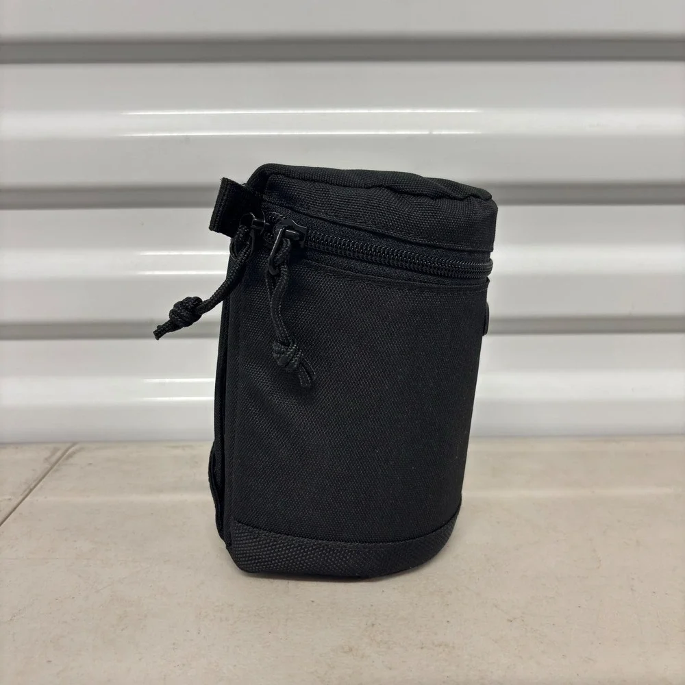 Lowepro Lens Case 9 x 13 cm Black Padded Camera Lens Pouch with SlipLock Tab